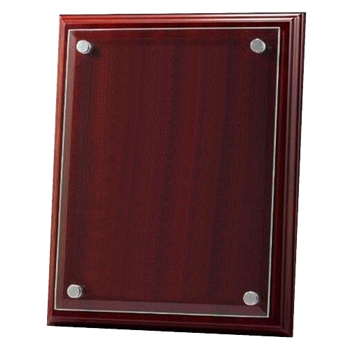 Galvano Base De Madera Y Acrílico Grabado Láser