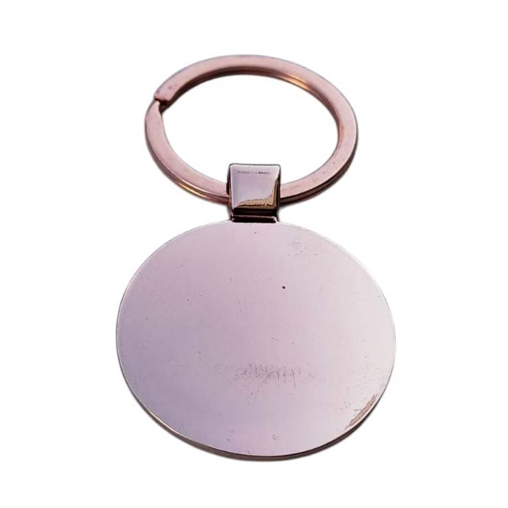 Llavero Metal Cobrizado, Con Logo En Color Dome De Resina