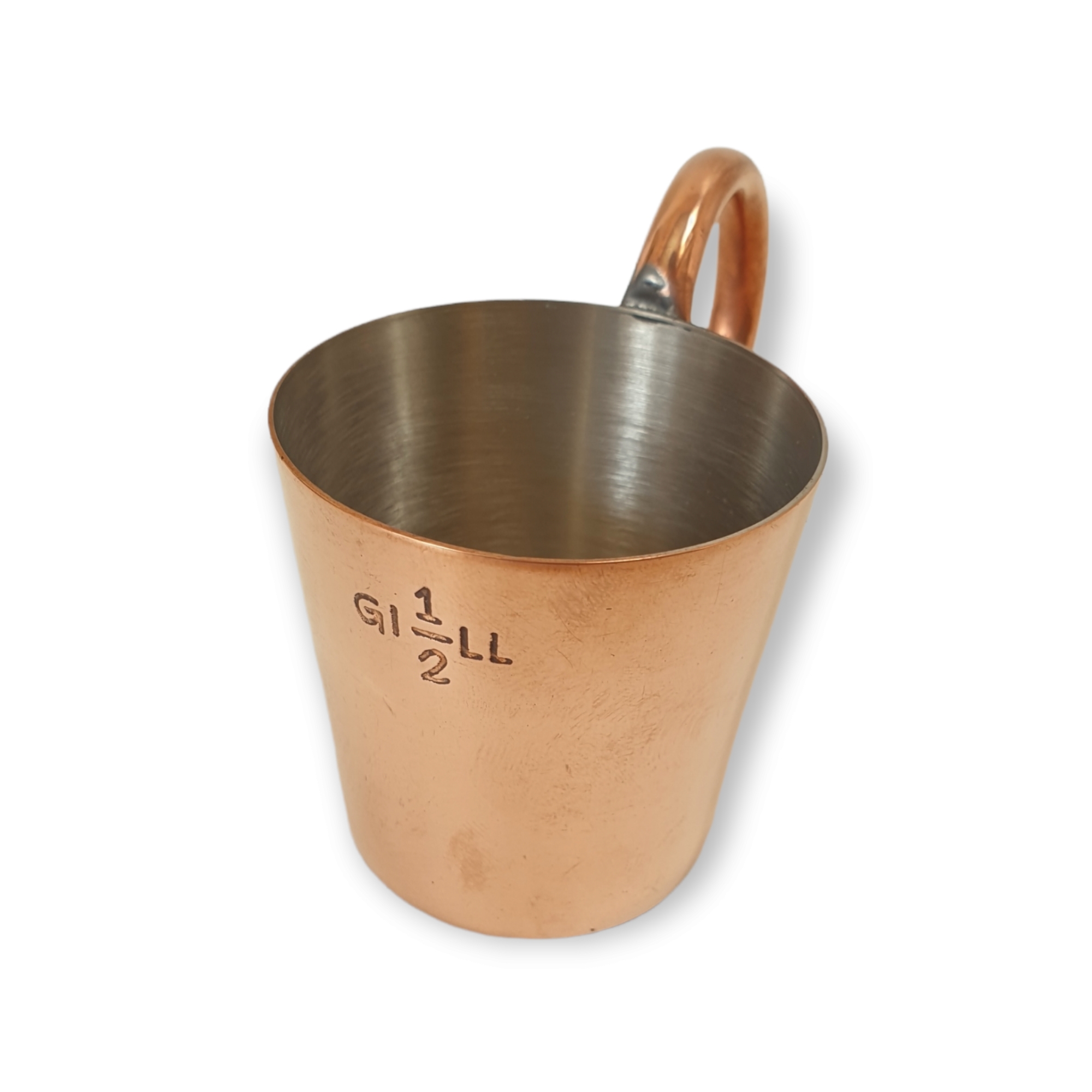 Mini Tazon Metalico Cobrizado